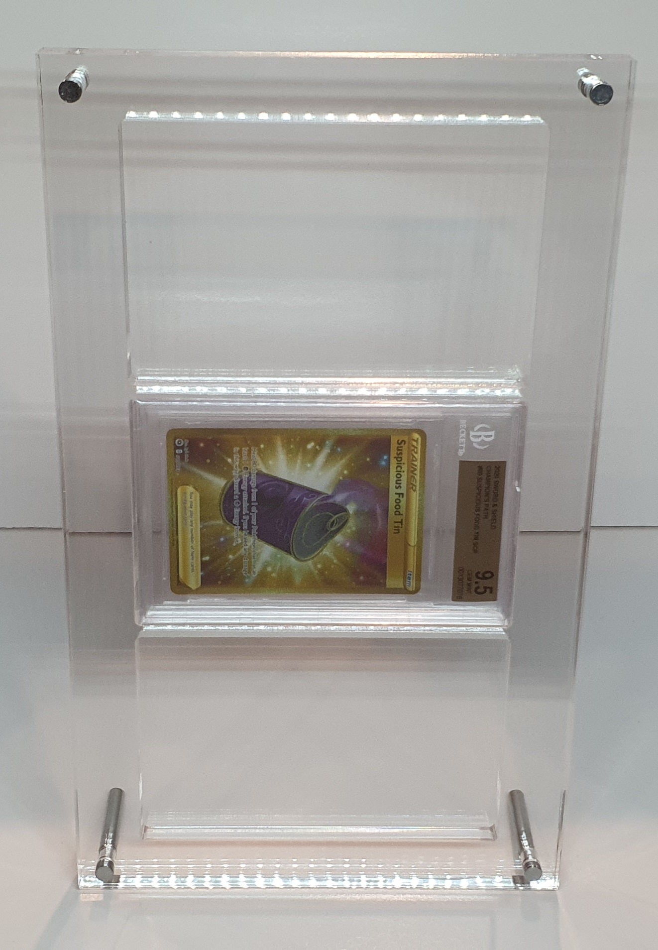 BGS TRIPLE GRADED CARD ACRYLIC DISPLAY FRAME SECURE FIT MODEL