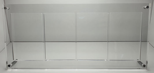 QUAD GRADED CARD ACRYLIC DISPLAY FRAME SECURE FIT MODEL FOR PSA, CGC, TCG AND ARK GRADED CARDS