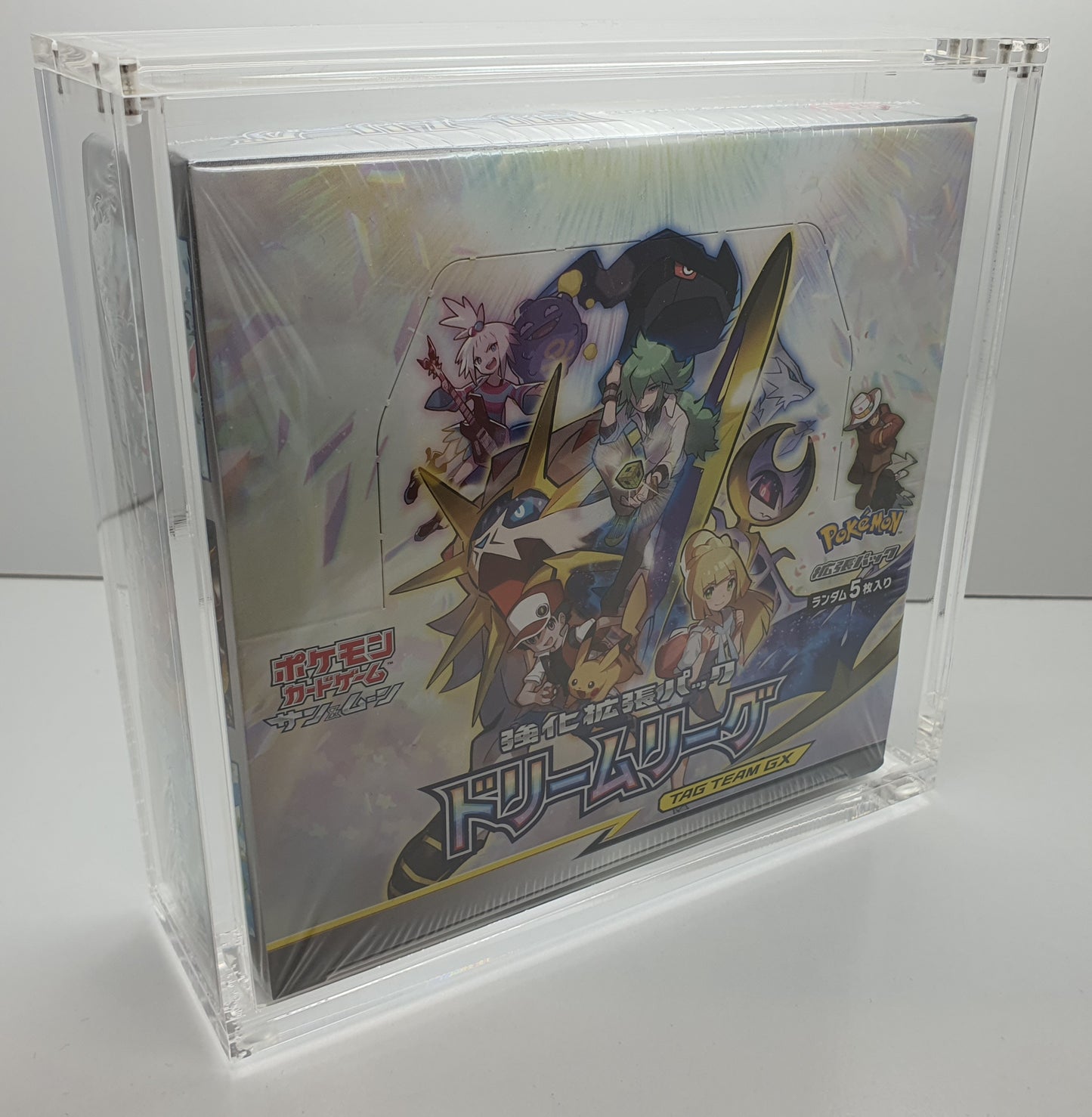 JAPANESE POKEMON BOOSTER BOXES ACRYLIC CASE WITH MAGNETIC TOP