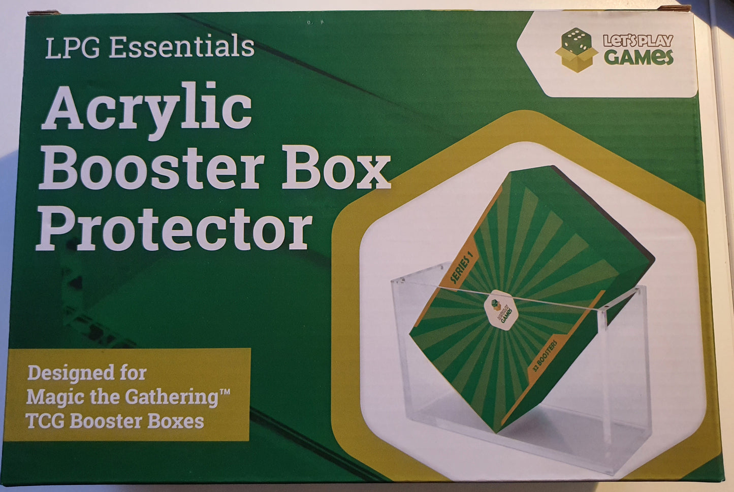 MAGIC THE GATHERING TCG BOOSTER BOXES ACRYLIC CASE WITH MAGNETIC TOP