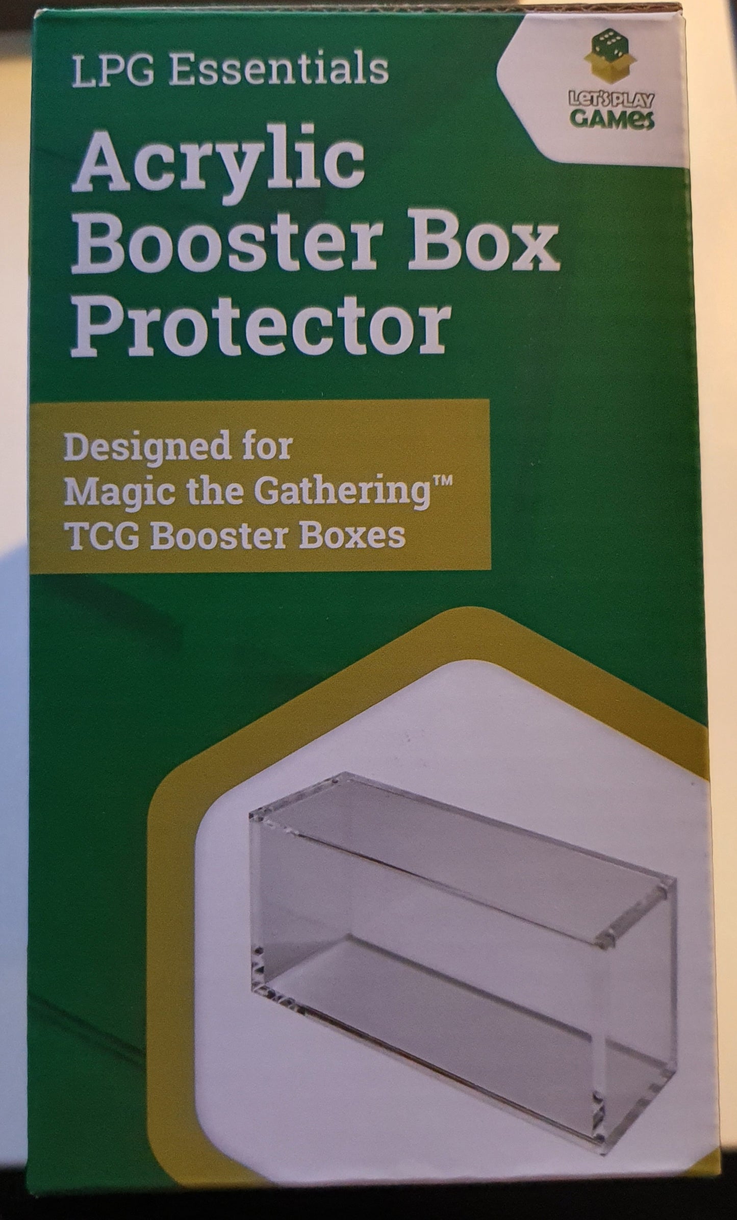 MAGIC THE GATHERING TCG BOOSTER BOXES ACRYLIC CASE WITH MAGNETIC TOP